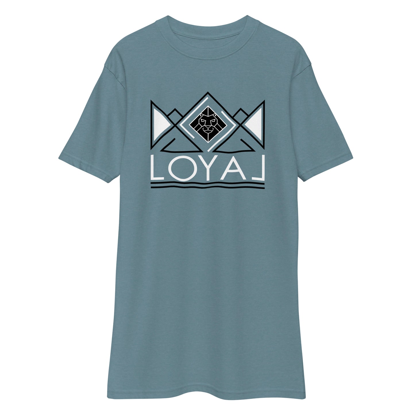 T-Shirt- Premium heavyweight Blk/Wht