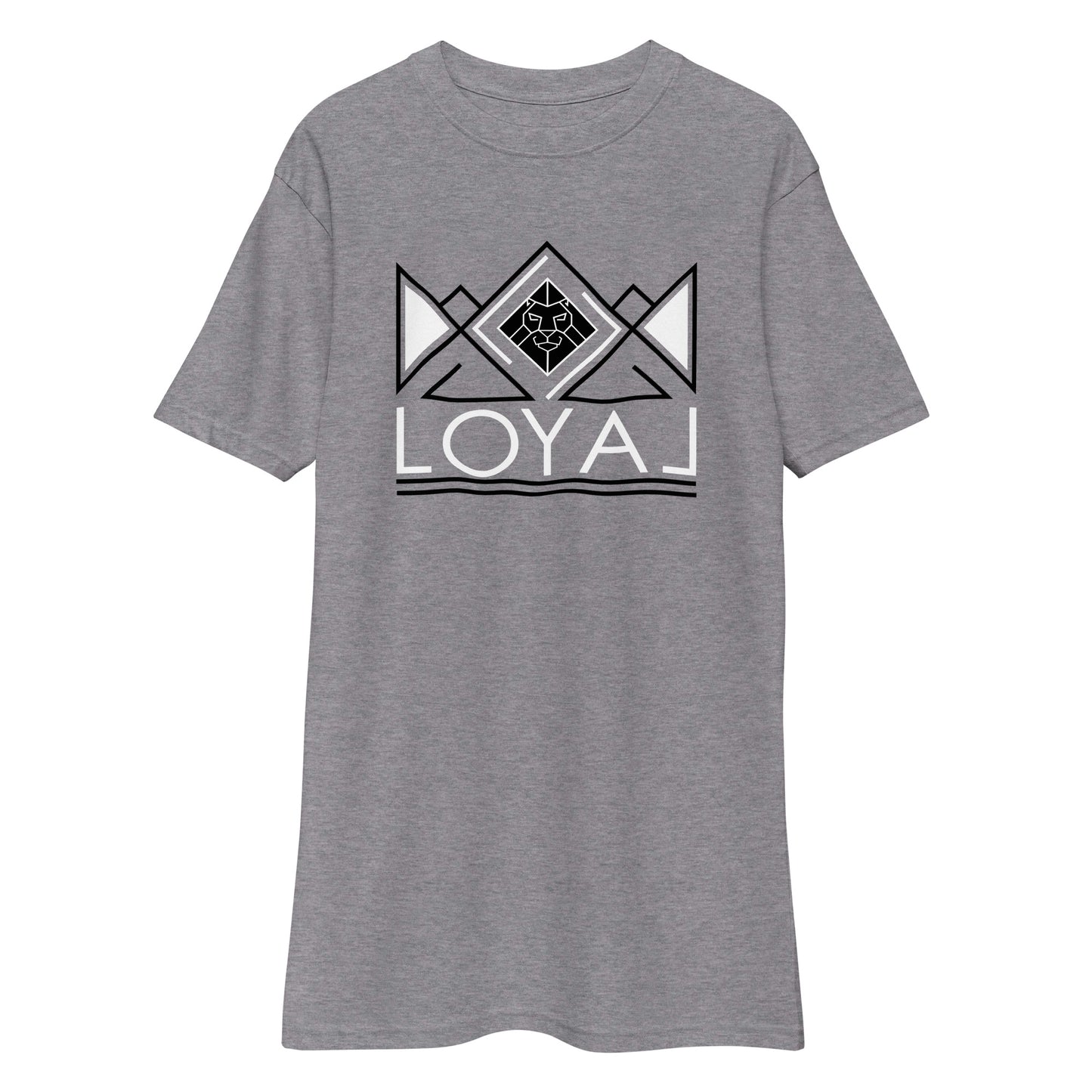 T-Shirt- Premium heavyweight Blk/Wht