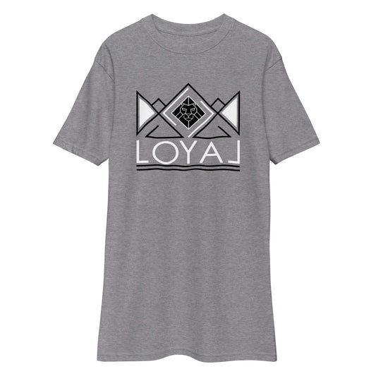 T-Shirt- Premium heavyweight Blk/Wht