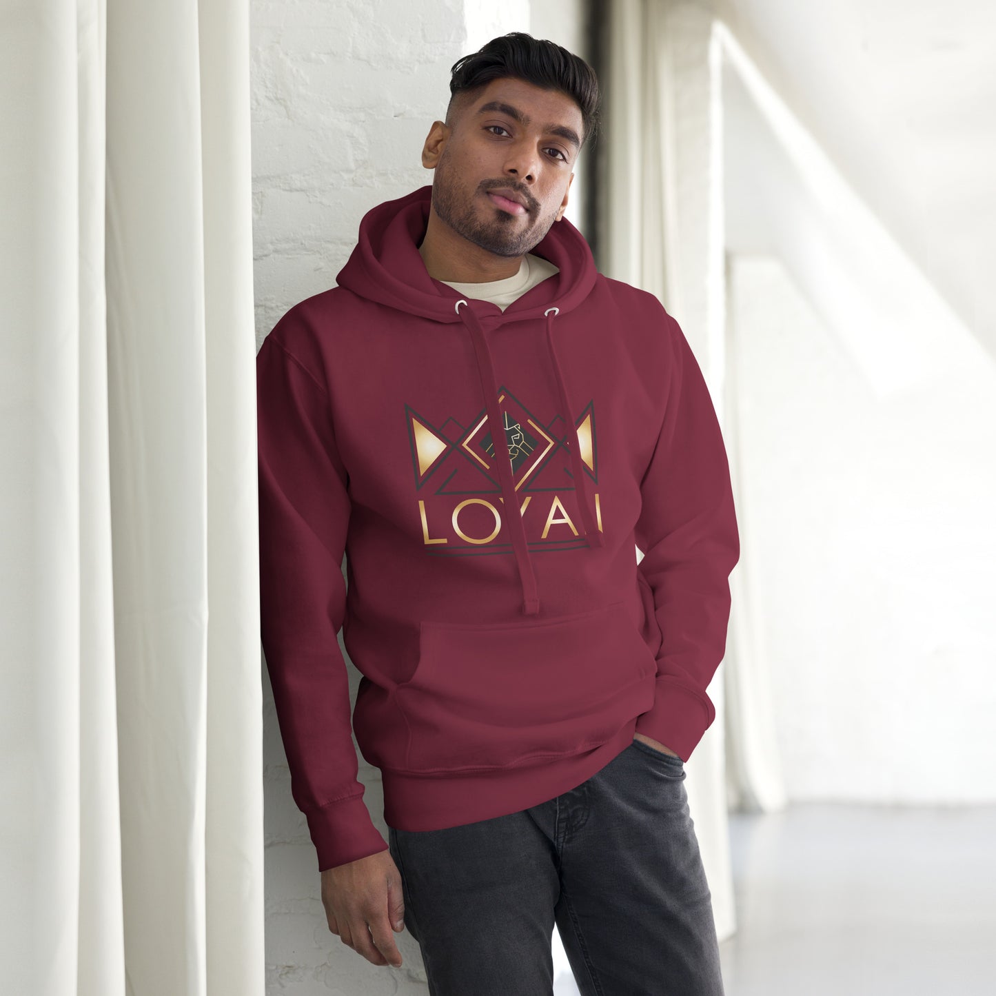 Hoodie- Unisex Gld/Blk
