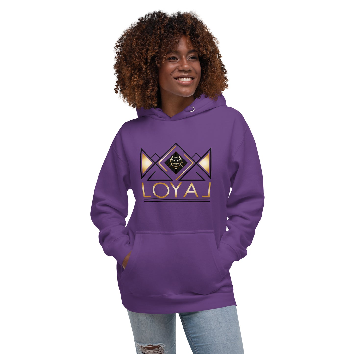 Hoodie- Unisex Gld/Blk