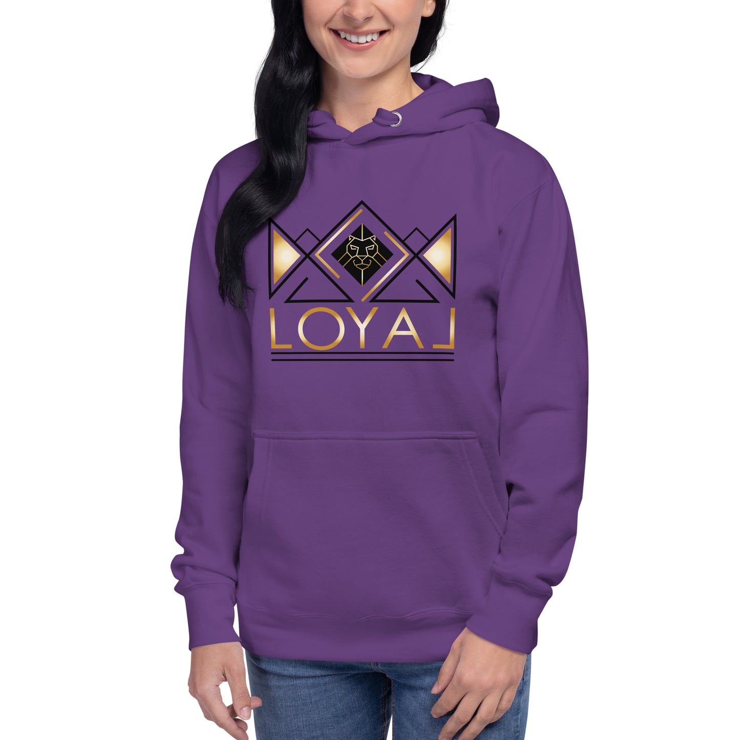 Hoodie- Unisex Gld/Blk
