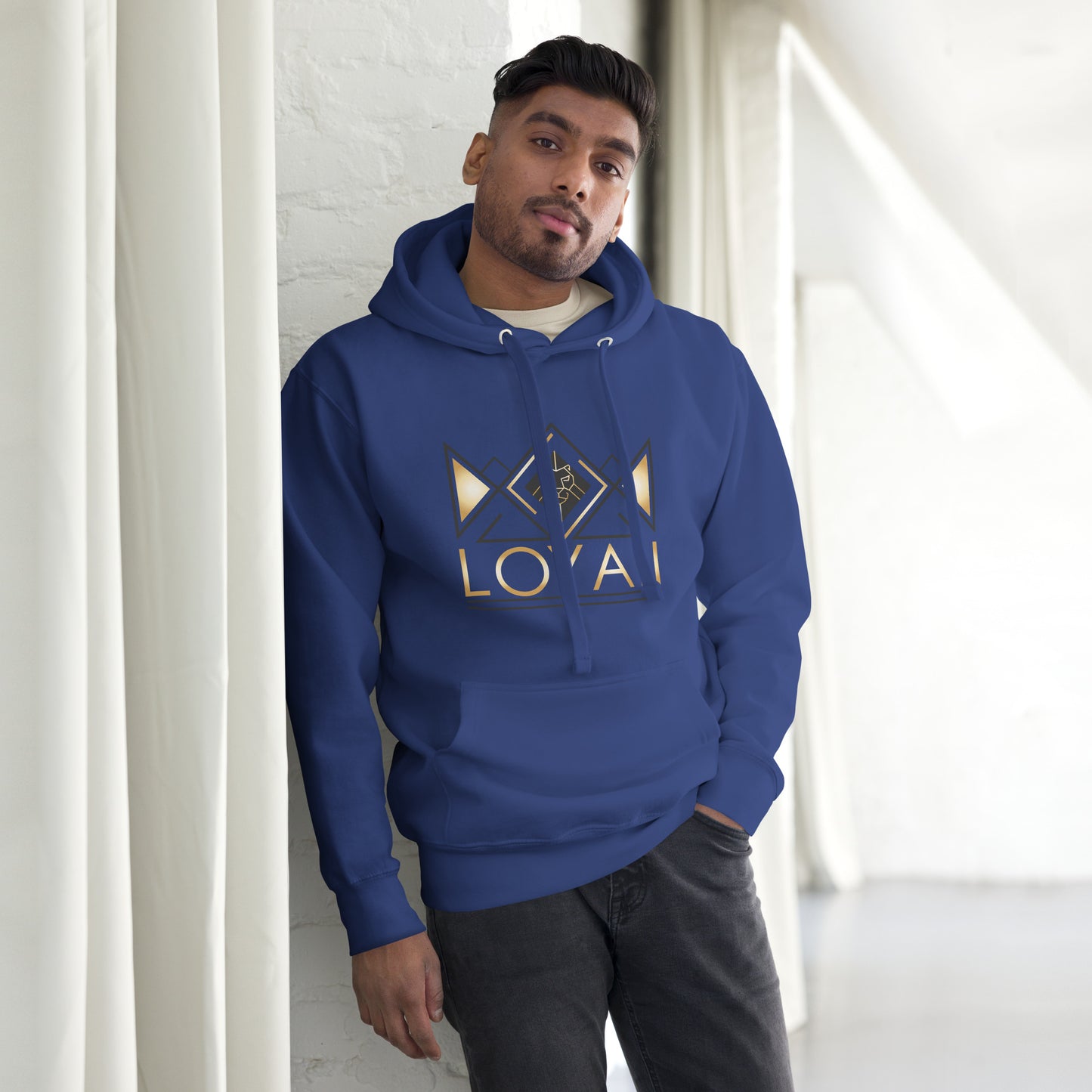 Hoodie- Unisex Gld/Blk