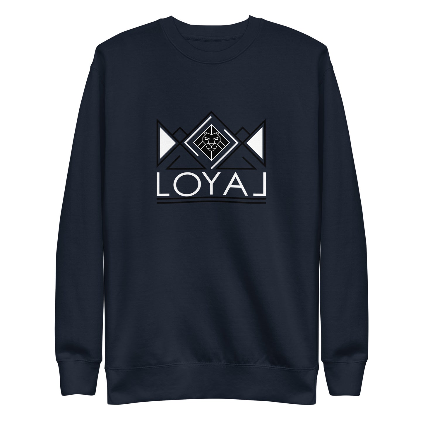 Crewneck Sweatshirt Blk/Wht