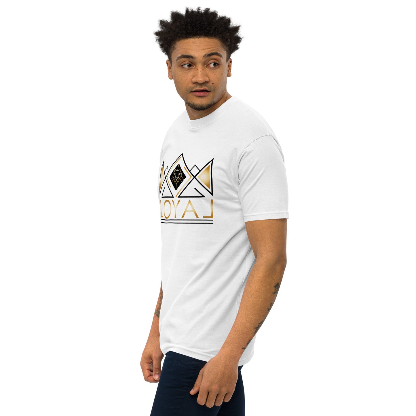 T-Shirt Premium heavyweight Blk/Gld