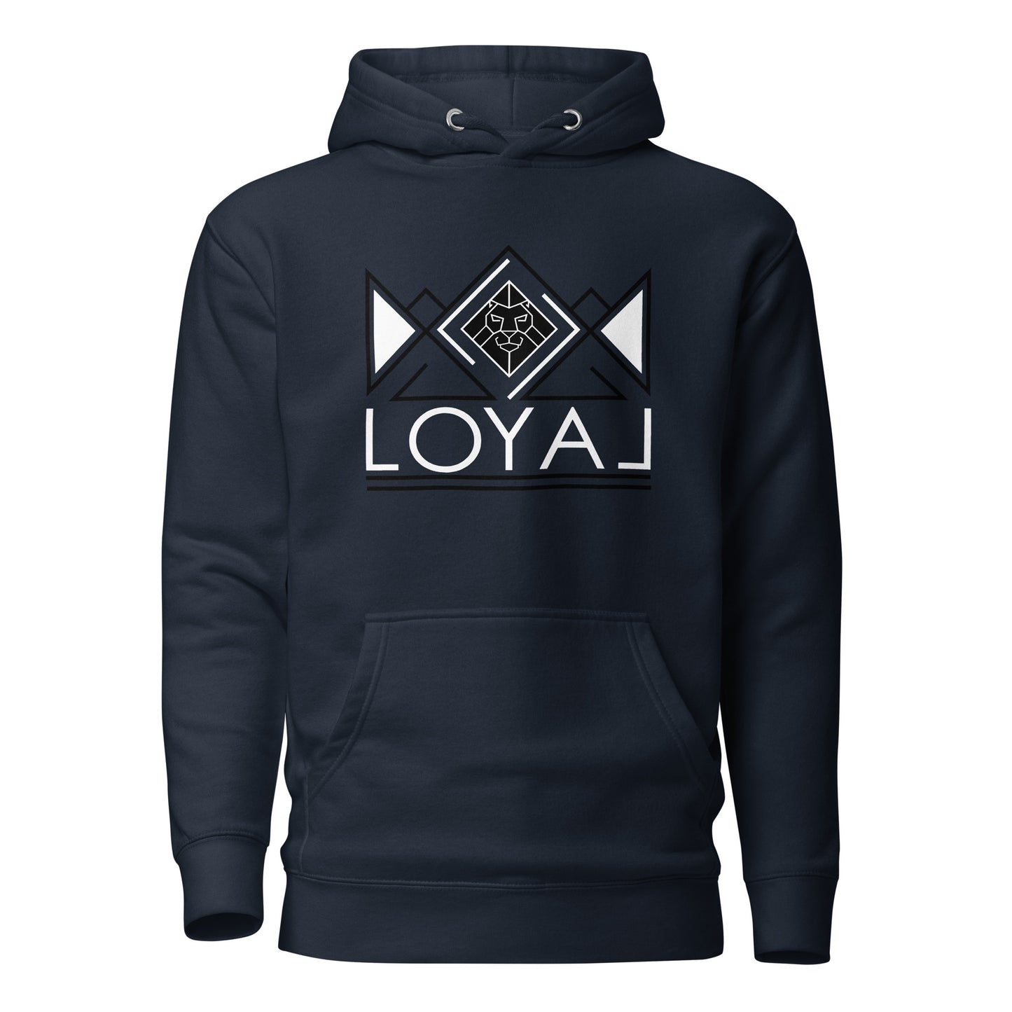 Hoodie- Unisex Blk/Wht